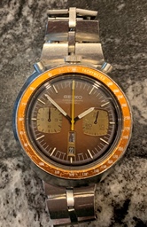 Seiko Bullhead automatic chronograph circa 1975